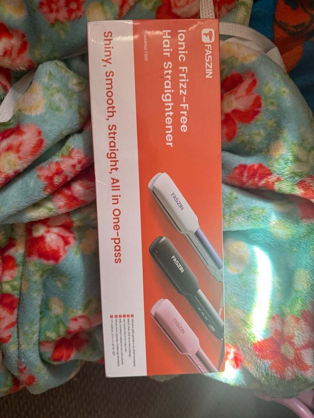 Faszin ShieldPlus F300 Ionic Frizz-Free Hair Straightener, Black FHS-M003